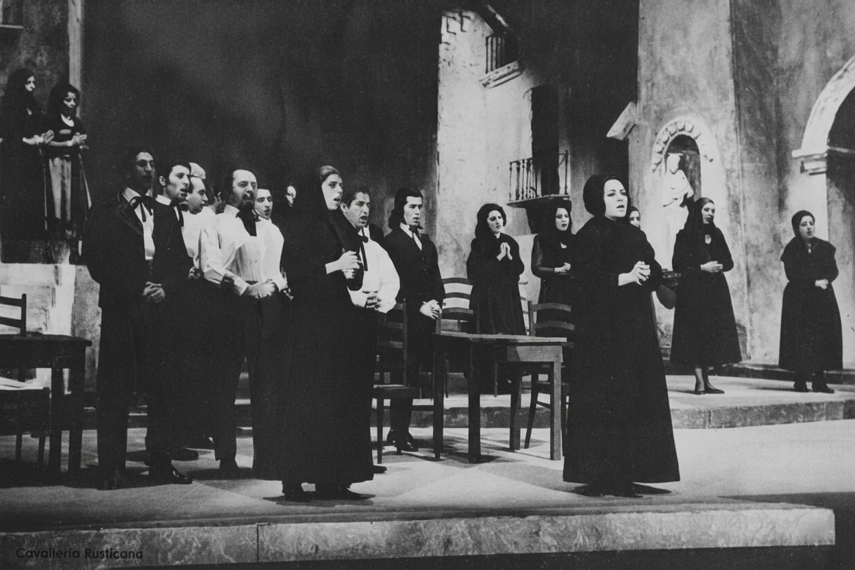  Tehran Opera Group performing the opera Cavalleria Rusticana at Rudaki Hall